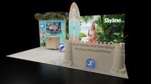 EXHIBITORLIVE 2026 booth by Skyline