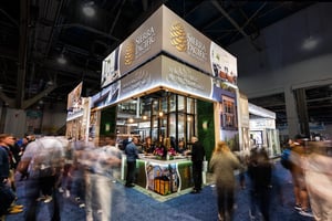 large custom tradeshow exhibits
