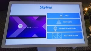 touchscreen kiosk use for gamification