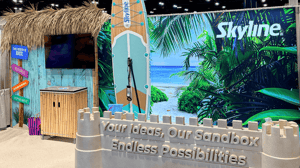 EXHIBITORLIVE 2026 Skyline Exhibits Booth