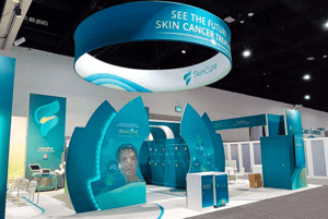 Skin Cure Oncology custom tradeshow booth