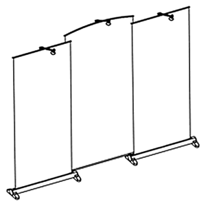 myriad bannerstand by skyline