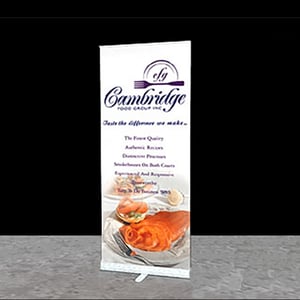 3000R portable pull up banner