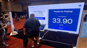 LED wall gamification at events