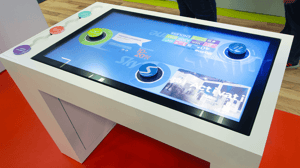 Touchscreen Product Table