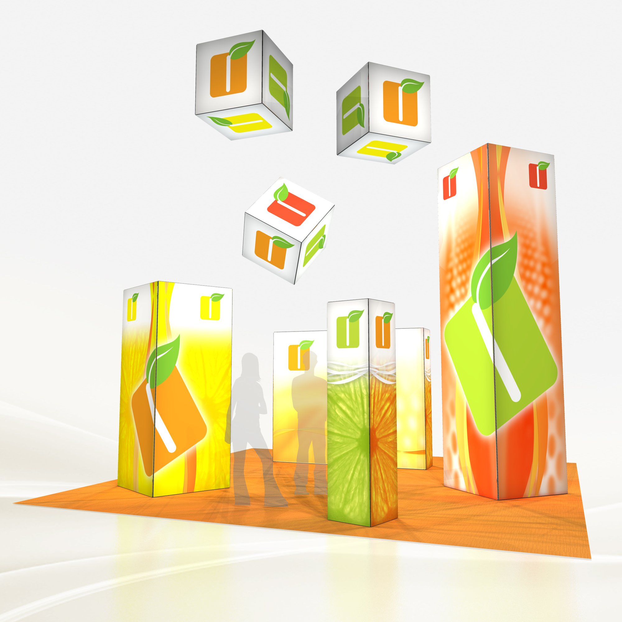 Impict Display Big Impact Displays | Lightweight & Portable Solutions | PictureCube®