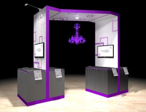 Tablox Tables for a tradeshow booth
