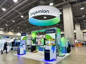 Prysmian expo booth