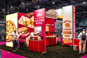 Replacement graphics for tradeshow booths