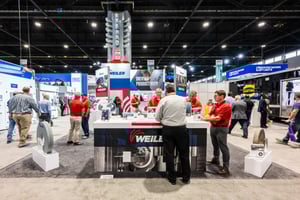 Weiler Abrasives booth for energy show