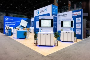 CADDi trade show exhibit