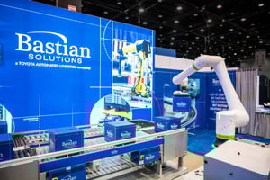 Bastian Solutions exhibit for supply chain show
