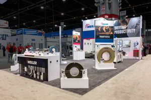 Weiler Abrasives industrial industry booth