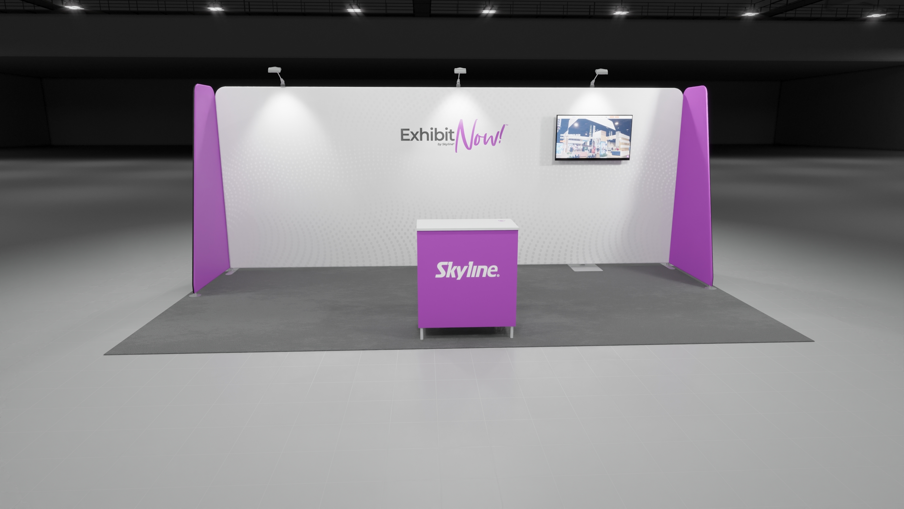 ExhibitNow 2106 kit with table and wings