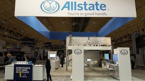 Allstate exhibit at insurance show