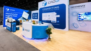 CADDi exhibit at event
