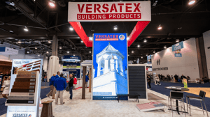 Versatex booth with digital activations