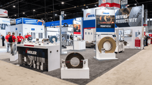Weiler-Abrasives-IMTS-tradeshow-booth