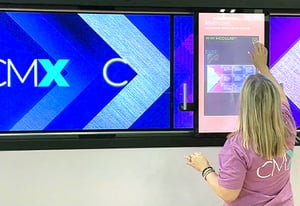 Digital slider wall by Skyline