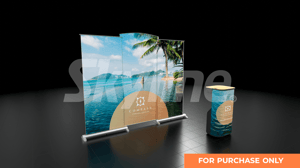 ExhibitGo B2 portable tradeshow kit