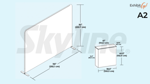 ExhibitGo A2 design tradeshow kit