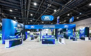 Big Daishowa tradeshow booth