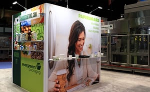 Evergreen tradeshow booth