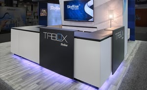 Tablox Table System at a trade show