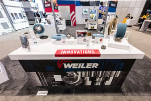Weiler Abrasives tradeshow table