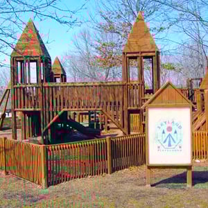 Skyland Playground in Burnsville by Skyline Exhibits