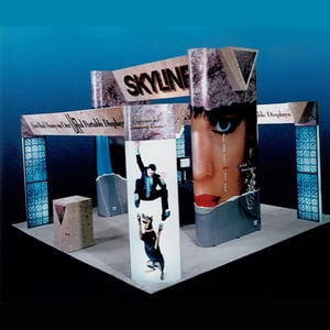 first large booth by skyline exhibits