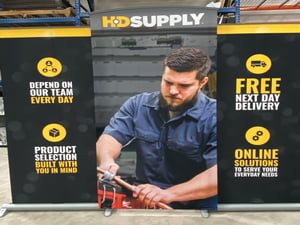 Myriad bannerstand for tradeshows