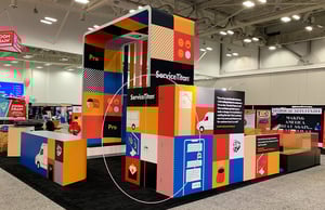Service Titan tradeshow booth by Skyline Orange County