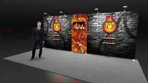 TradeWinds® Invita display system for tradeshows