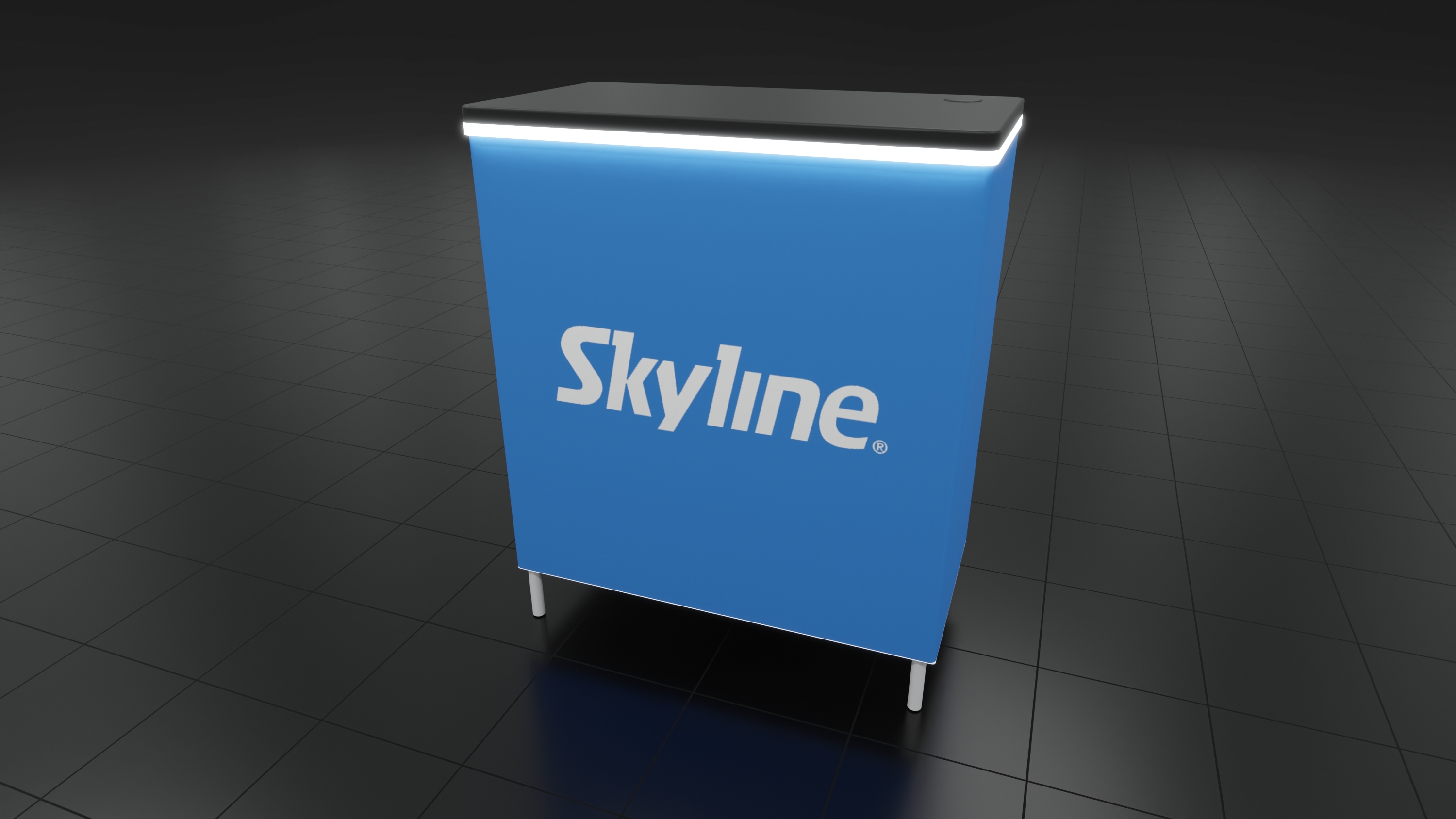 Halo Counter with backlighting