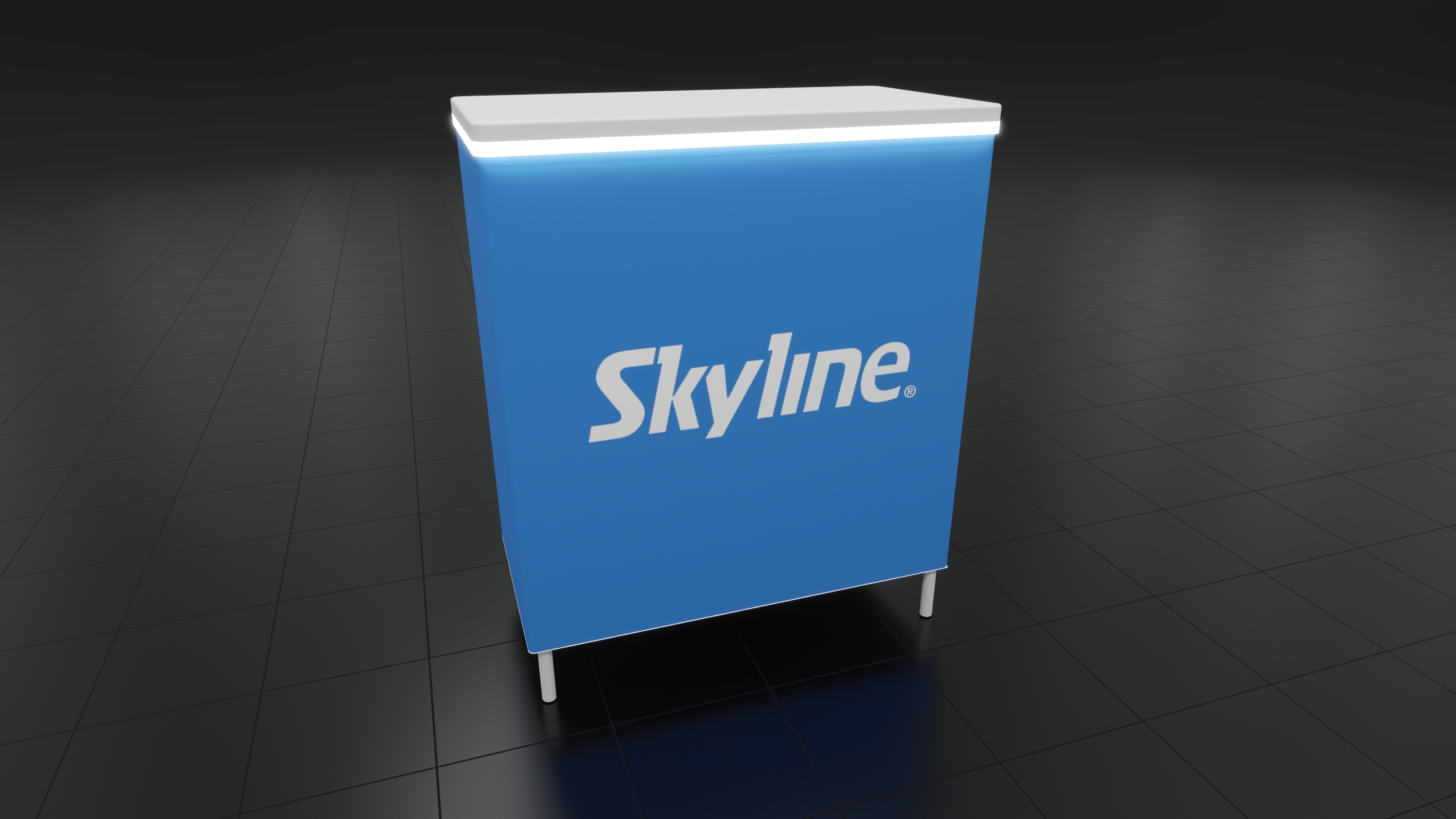 Halo Counter with a white top